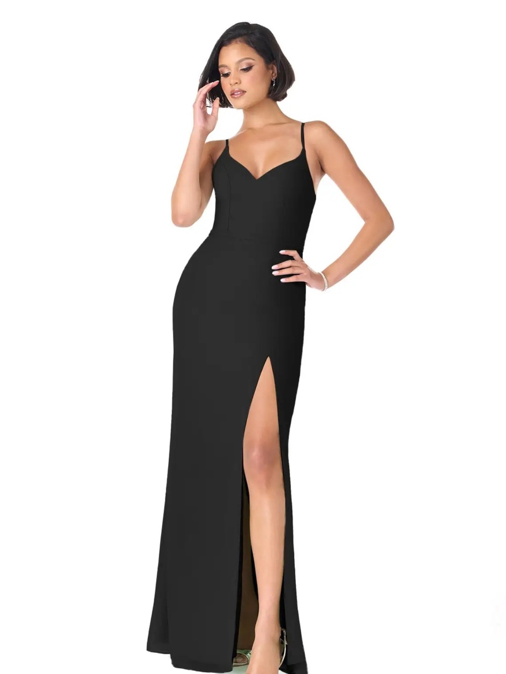 Azazie black formal/wedding dress